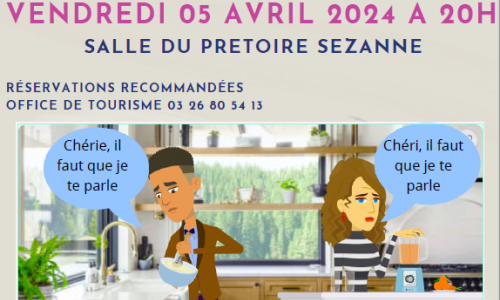 Venez vivre une expérience théâtrale inoubliable le 5 avril à 20h, à la salle du Prétoire de Sézanne !