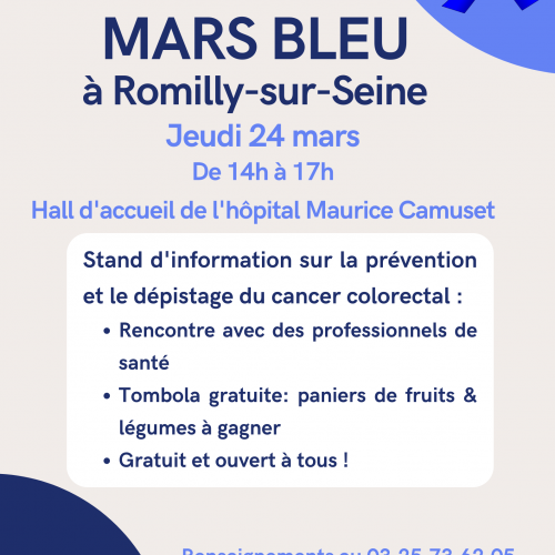 Mars Bleu à l'hôpital Maurice Camuset