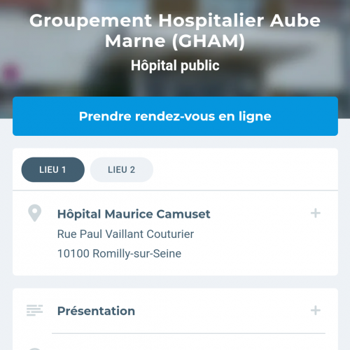 La prise de rendez-vous en ligne via Doctolib