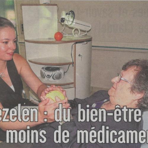 Snoezelen : du bien-être pour moins de médicaments - L'est éclair du 13.06.18